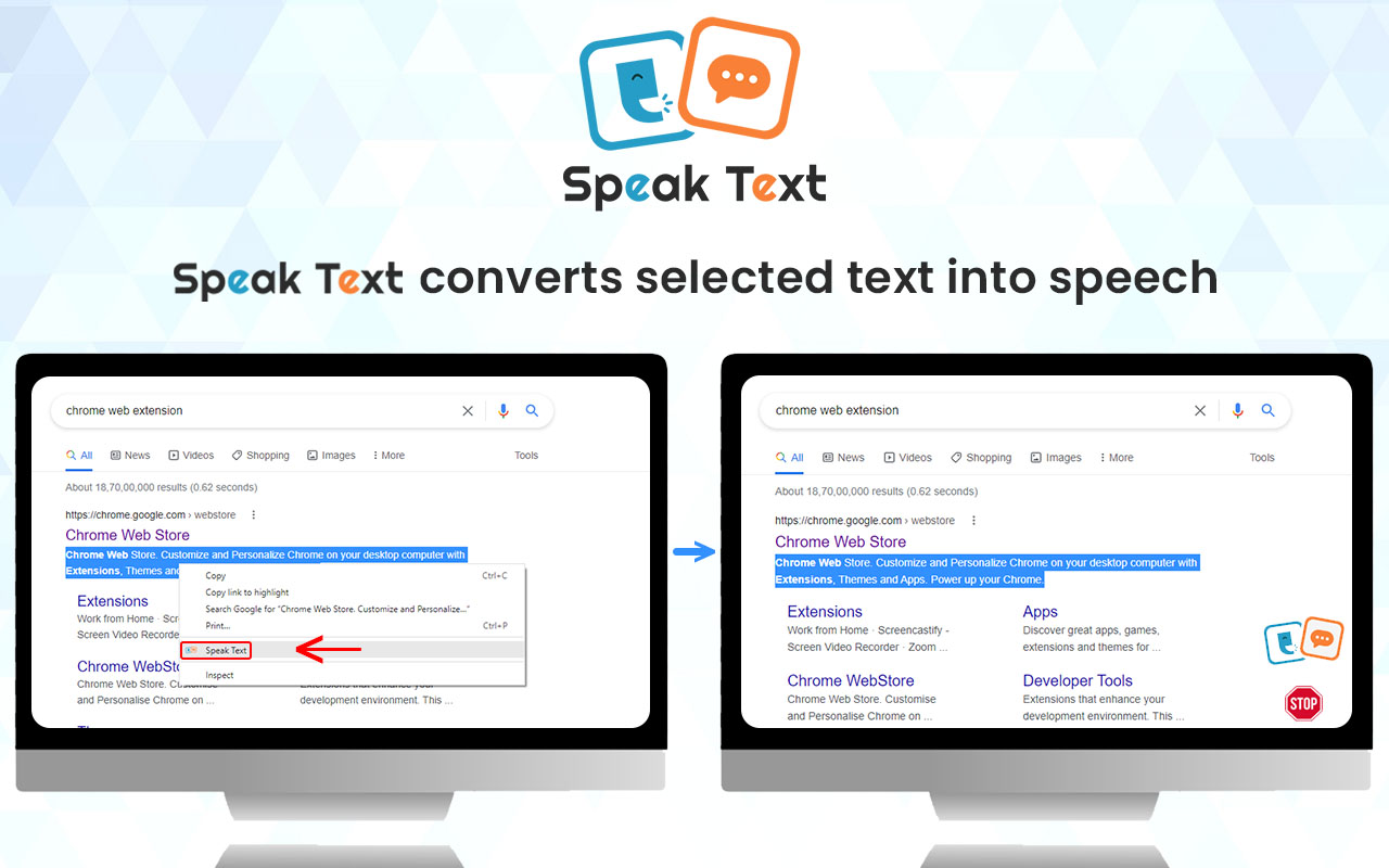 Speak Text chrome谷歌浏览器插件_扩展第2张截图
