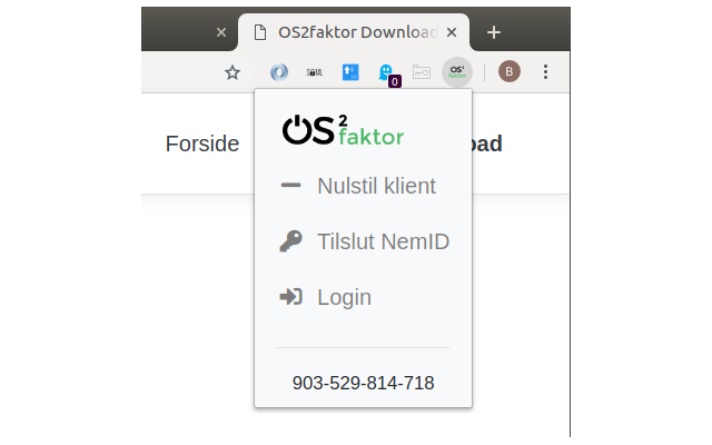 OS2faktor Chrome Extension chrome谷歌浏览器插件_扩展第5张截图