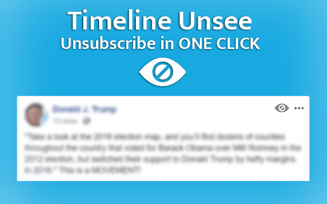 Timeline Unsee chrome谷歌浏览器插件_扩展第1张截图