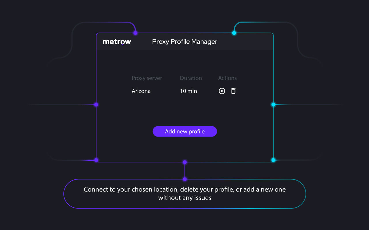 Metrow Proxy Manager chrome谷歌浏览器插件_扩展第1张截图