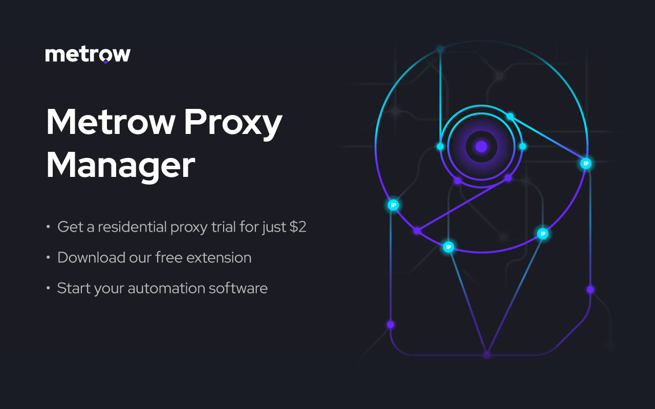 Metrow Proxy Manager chrome谷歌浏览器插件_扩展第2张截图