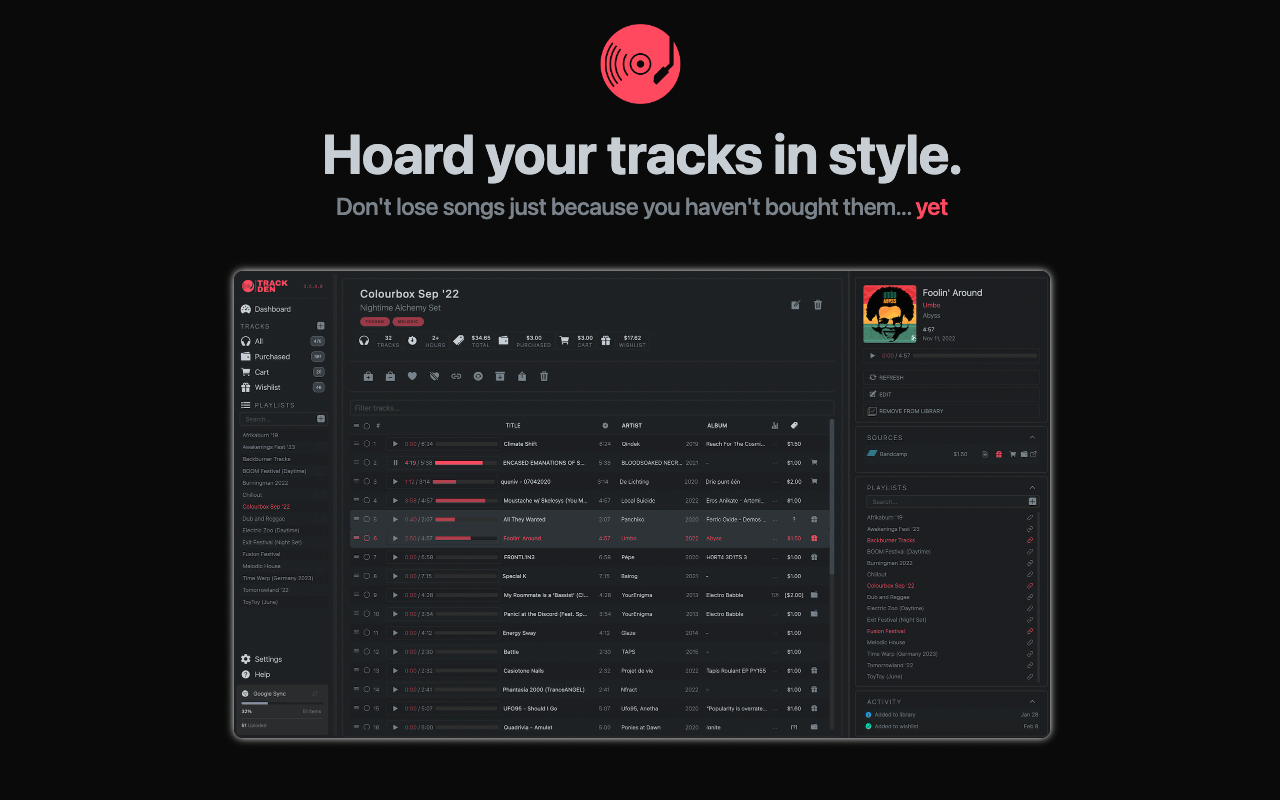 TrackDen chrome谷歌浏览器插件_扩展第8张截图