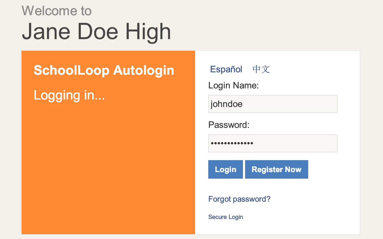 SchoolLoop Autologin chrome谷歌浏览器插件_扩展第2张截图