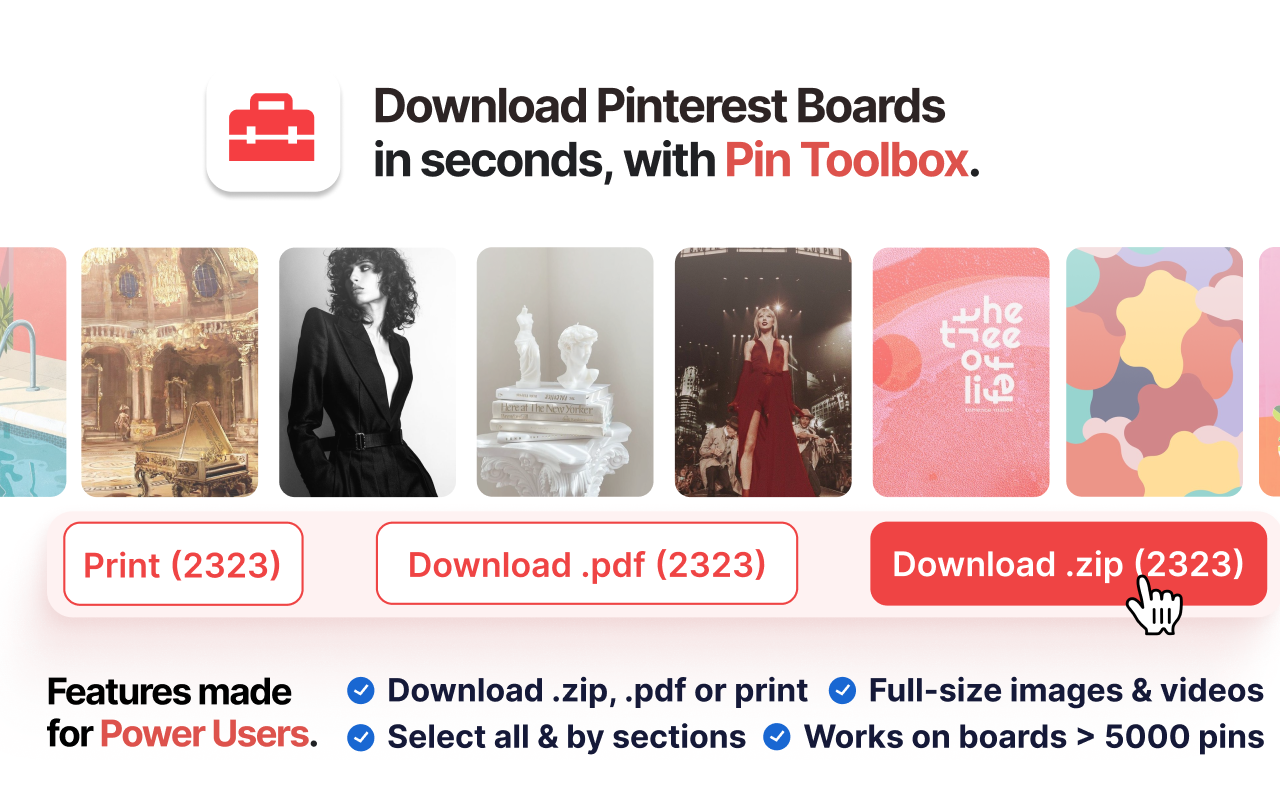 Pin Toolbox - Pinterest Board 下载器 chrome谷歌浏览器插件_扩展第1张截图