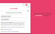 UntrackMe chrome谷歌浏览器插件_扩展第1张截图