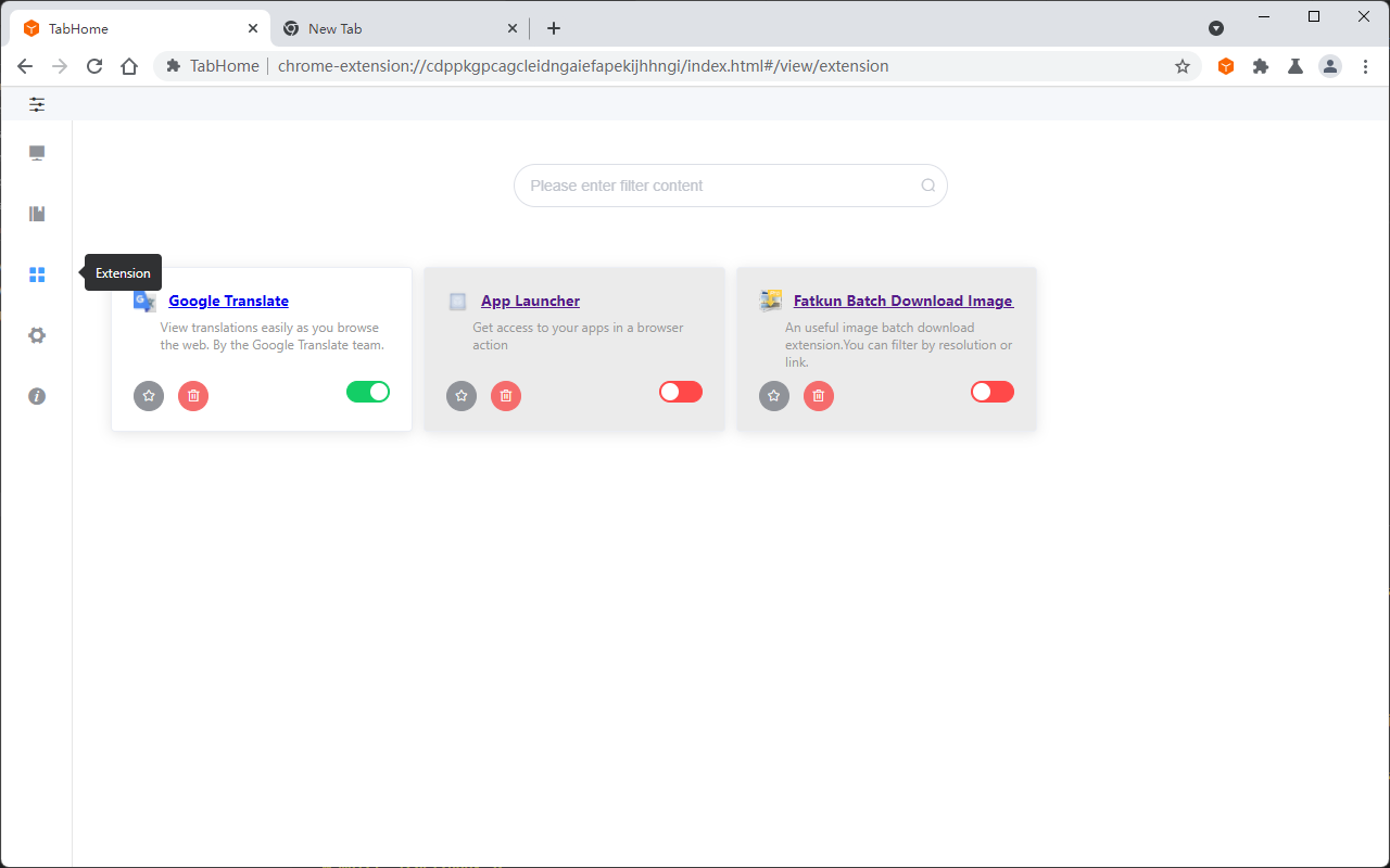 TabHome chrome谷歌浏览器插件_扩展第11张截图