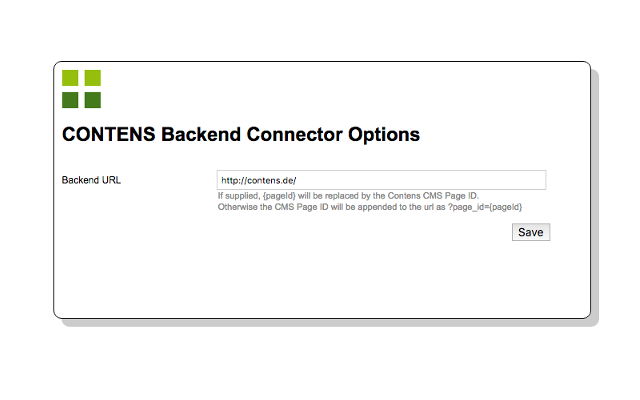 CONTENS CMS Connector chrome谷歌浏览器插件_扩展第1张截图