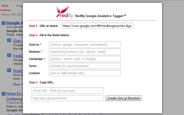 Redfly Tagger for Google Analytics™ chrome谷歌浏览器插件_扩展第1张截图