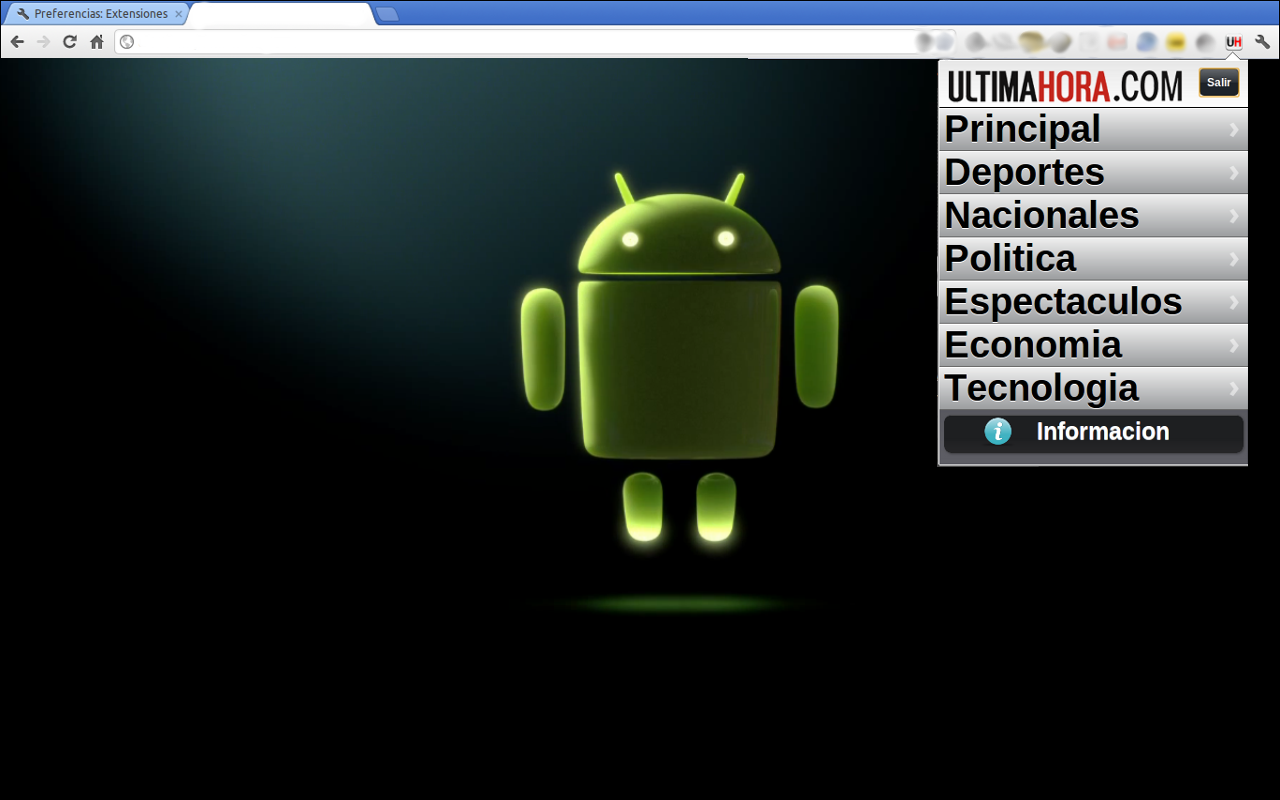 UltimaHora.com Widget chrome谷歌浏览器插件_扩展第1张截图