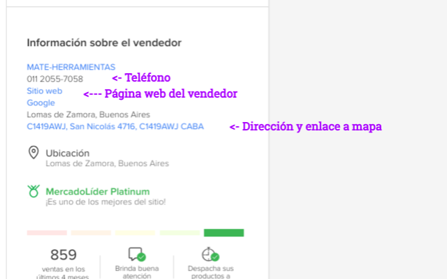 Vendedor de Mercado Libre chrome谷歌浏览器插件_扩展第1张截图