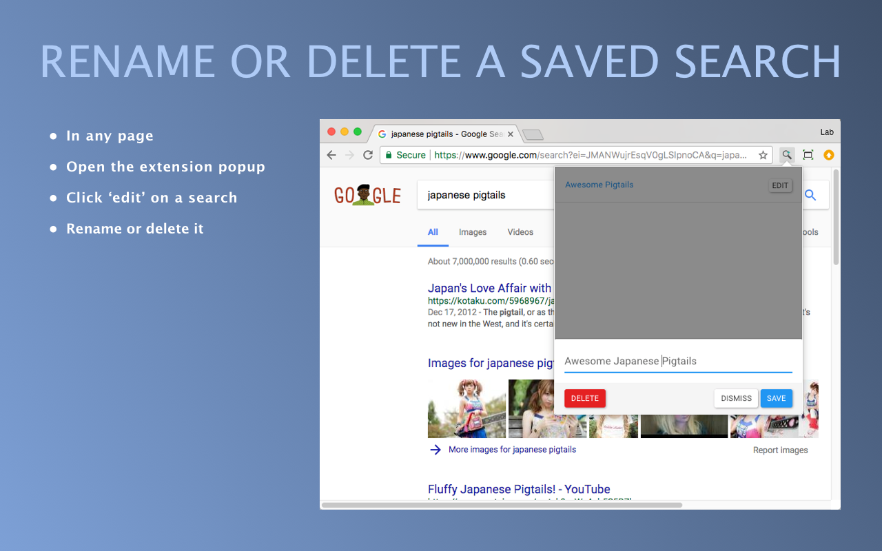 Saved Search chrome谷歌浏览器插件_扩展第1张截图