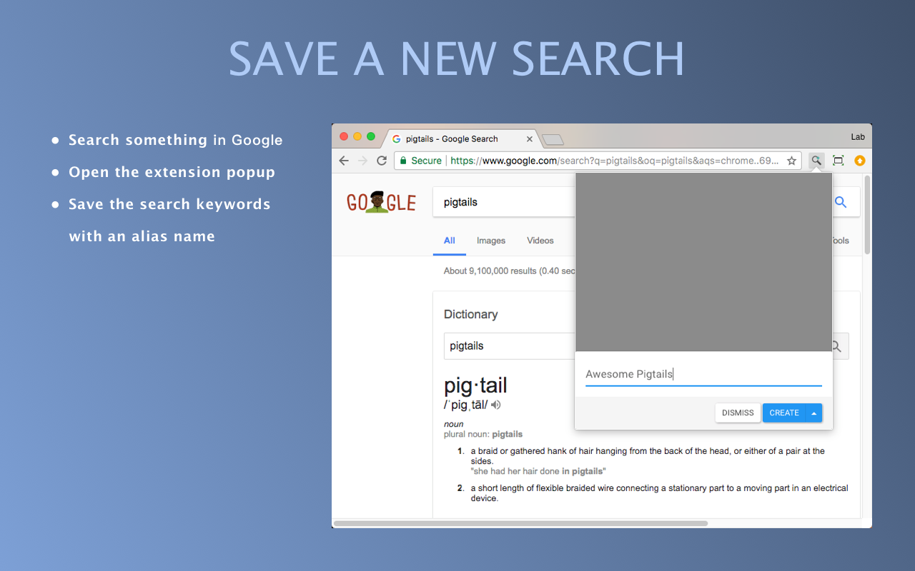 Saved Search chrome谷歌浏览器插件_扩展第2张截图