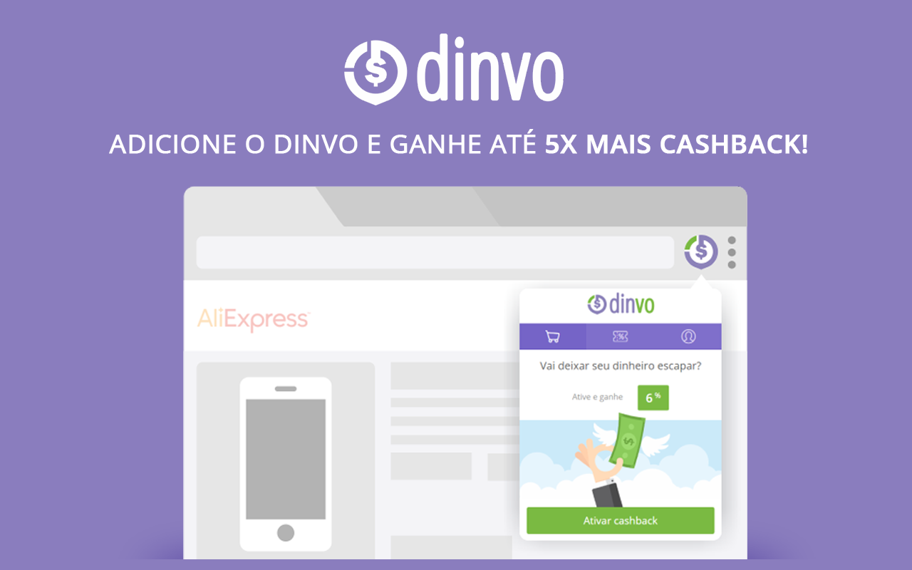 Dinvo Cashback chrome谷歌浏览器插件_扩展第1张截图