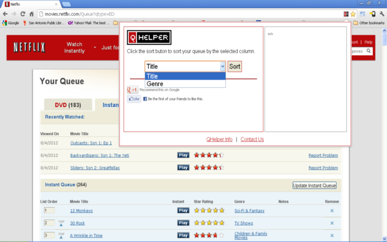 QHelper chrome谷歌浏览器插件_扩展第1张截图