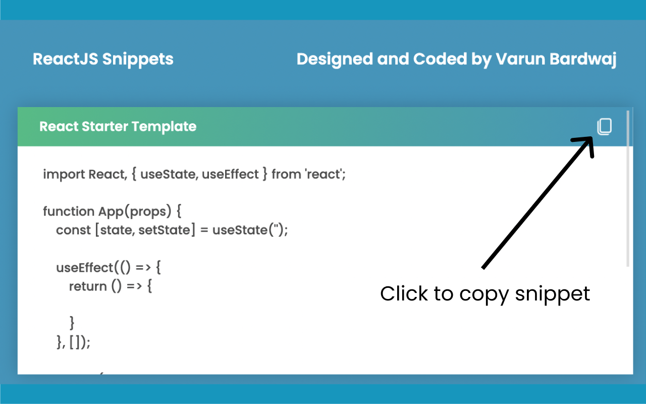 ReactJS Snippets chrome谷歌浏览器插件_扩展第5张截图