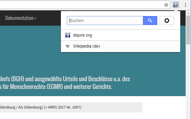 dejure.org Multi-Suche chrome谷歌浏览器插件_扩展第2张截图