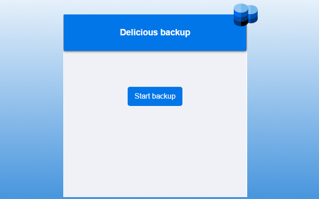 Delicious Backup chrome谷歌浏览器插件_扩展第1张截图