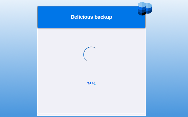 Delicious Backup chrome谷歌浏览器插件_扩展第2张截图