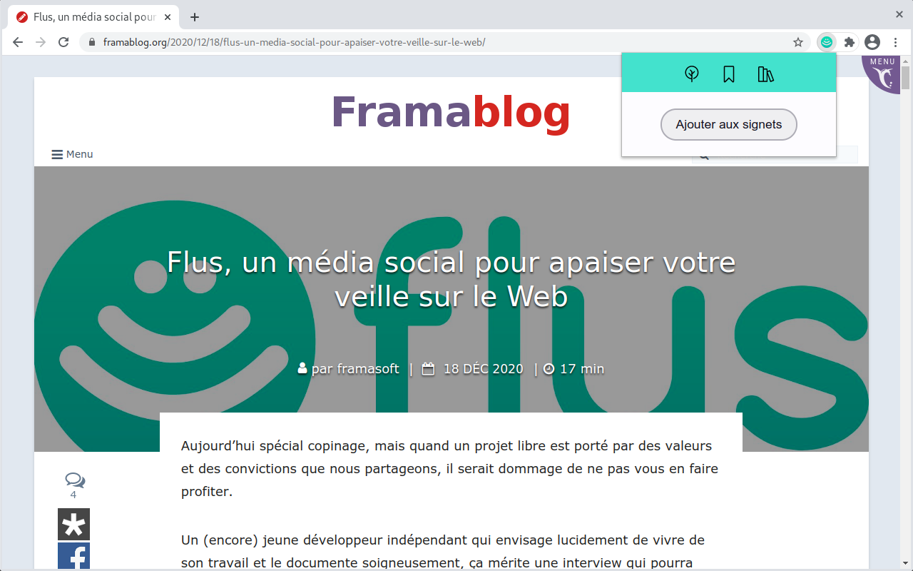 Flus chrome谷歌浏览器插件_扩展第3张截图