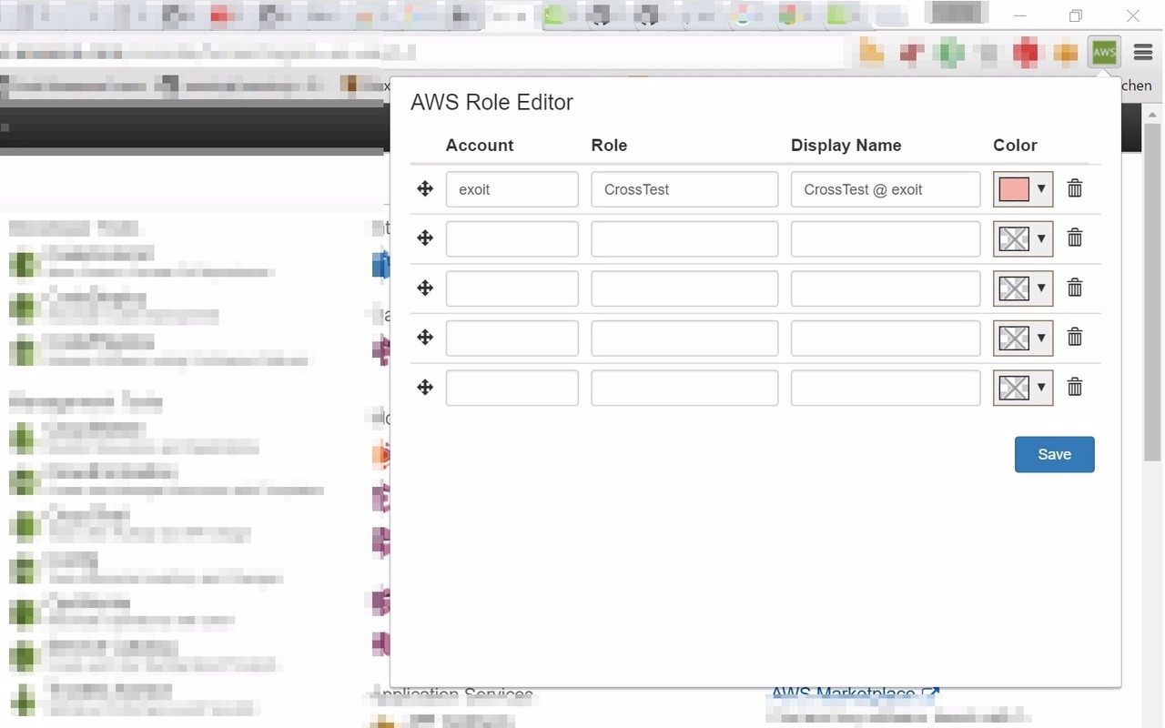 AWS Role Editor chrome谷歌浏览器插件_扩展第2张截图