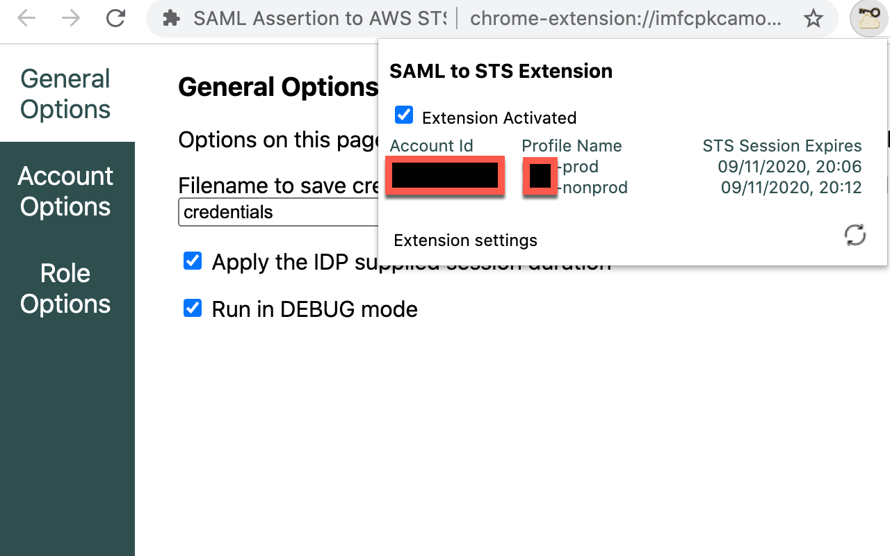 SAML Assertion to AWS STS Assumption chrome谷歌浏览器插件_扩展第1张截图