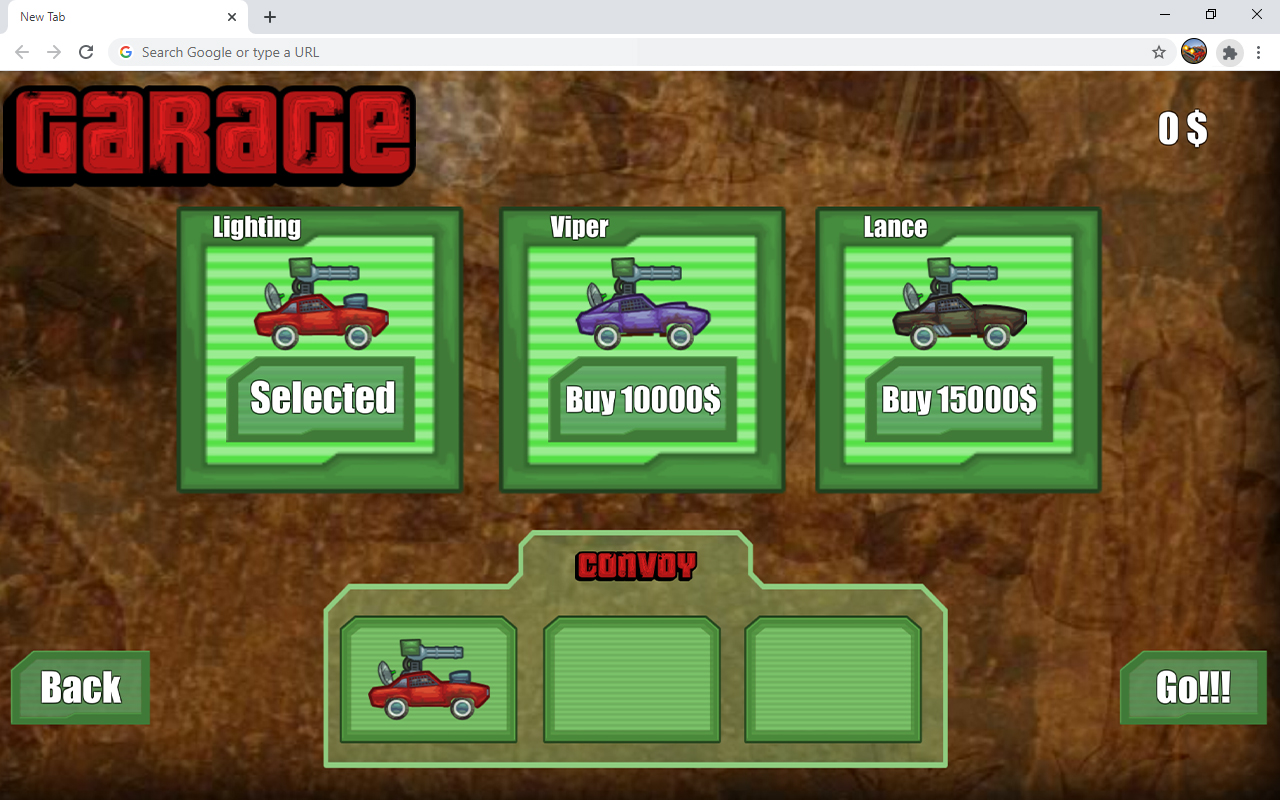 Battle On Road Car Game chrome谷歌浏览器插件_扩展第2张截图