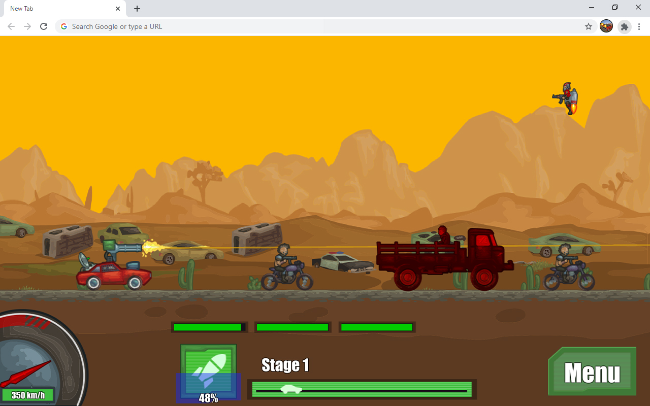 Battle On Road Car Game chrome谷歌浏览器插件_扩展第6张截图