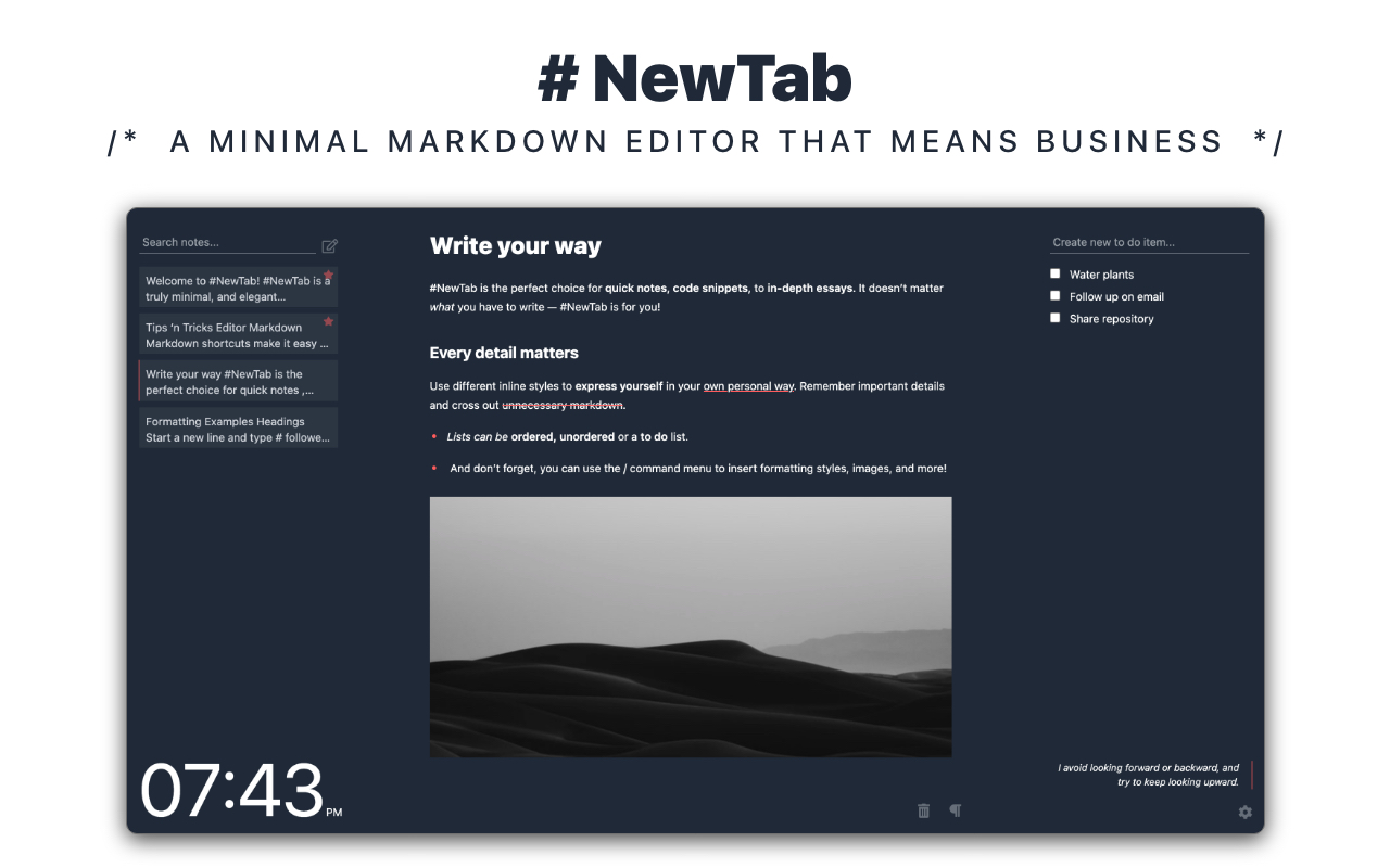 # NewTab chrome谷歌浏览器插件_扩展第10张截图