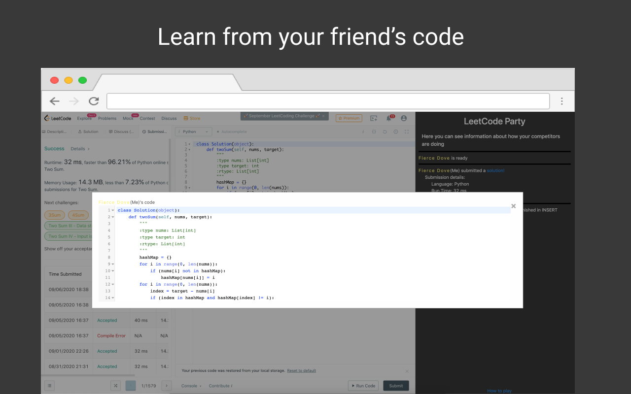 LeetParty chrome谷歌浏览器插件_扩展第4张截图