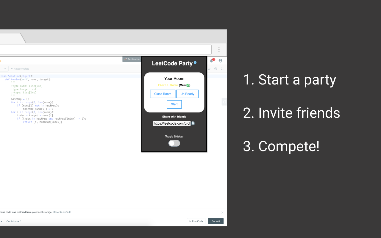 LeetParty chrome谷歌浏览器插件_扩展第6张截图