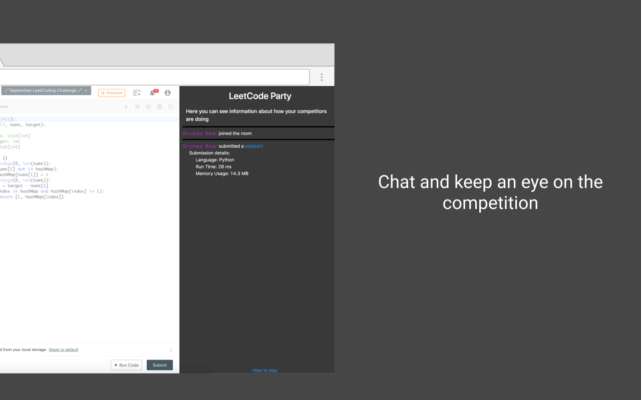 LeetParty chrome谷歌浏览器插件_扩展第7张截图