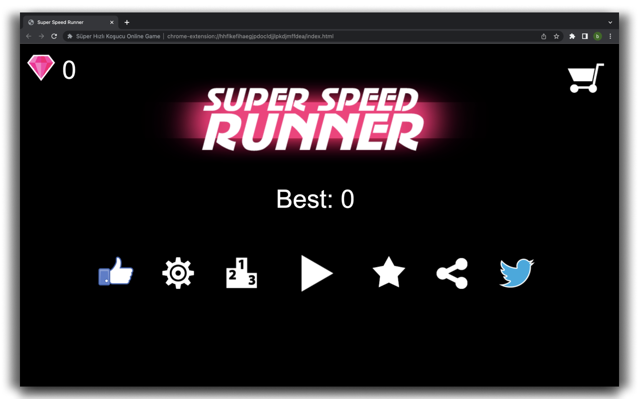 Super Speed Runner - HTML5 Game chrome谷歌浏览器插件_扩展第2张截图