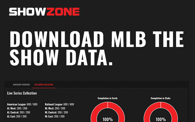 ShowZone - Download MLB The Show Data chrome谷歌浏览器插件_扩展第3张截图