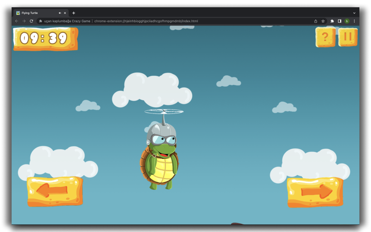 Flying Turtle Game chrome谷歌浏览器插件_扩展第4张截图