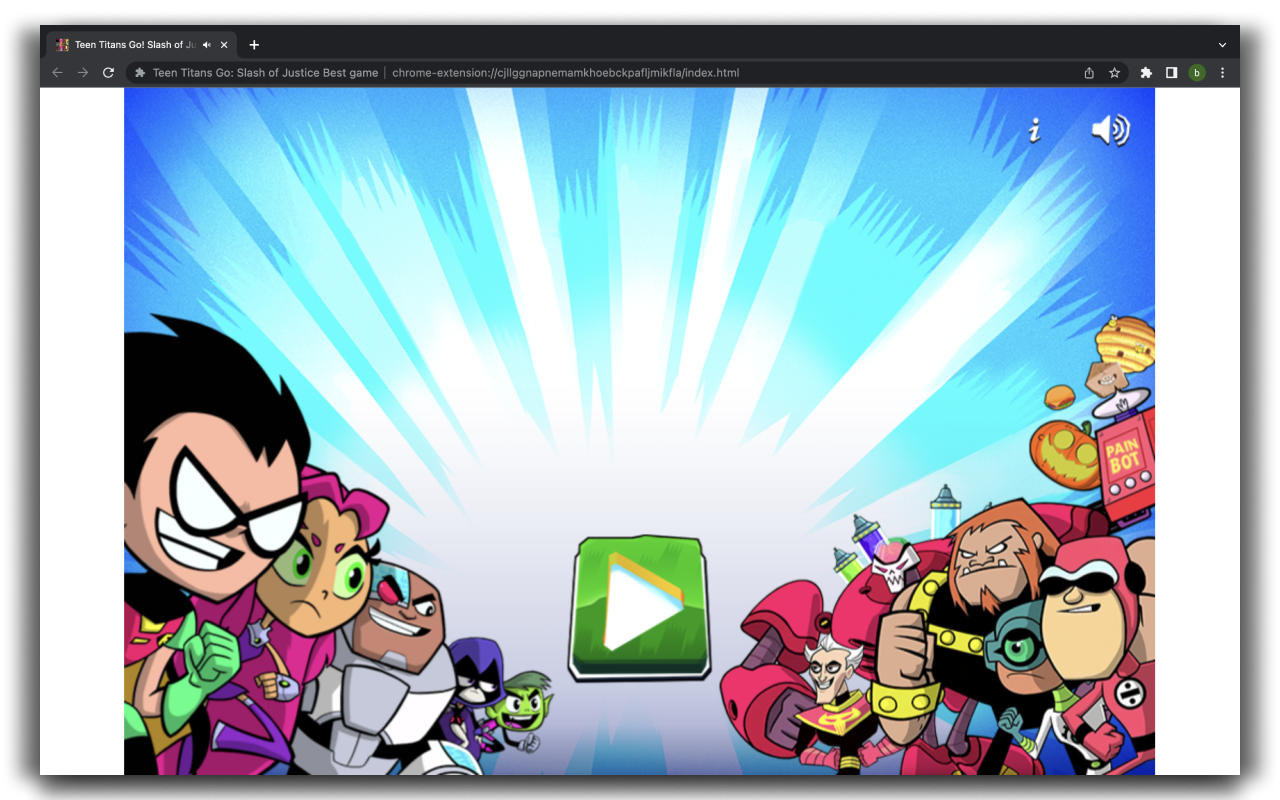 Slash of Justice - Teen Titans Go chrome谷歌浏览器插件_扩展第1张截图