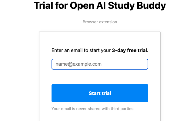 OpenAI Study Buddy chrome谷歌浏览器插件_扩展第2张截图