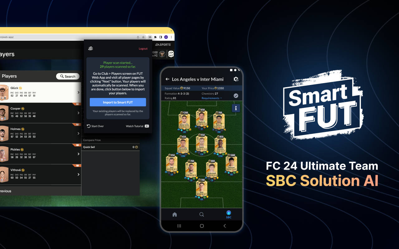 Smart FUT - FC SBC Solutions chrome谷歌浏览器插件_扩展第1张截图