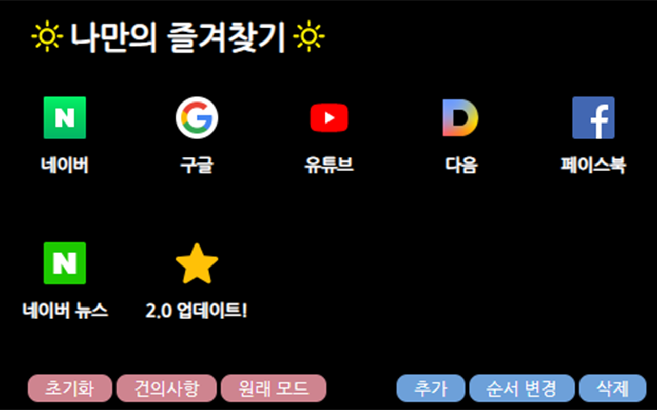 나만의 즐겨찾기 chrome谷歌浏览器插件_扩展第2张截图