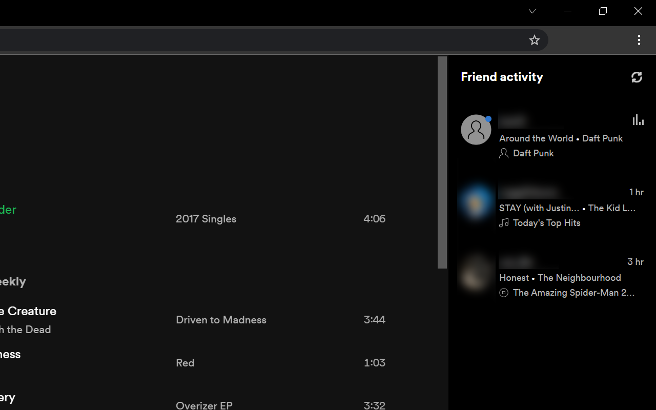 Spotify Friend Activity chrome谷歌浏览器插件_扩展第1张截图