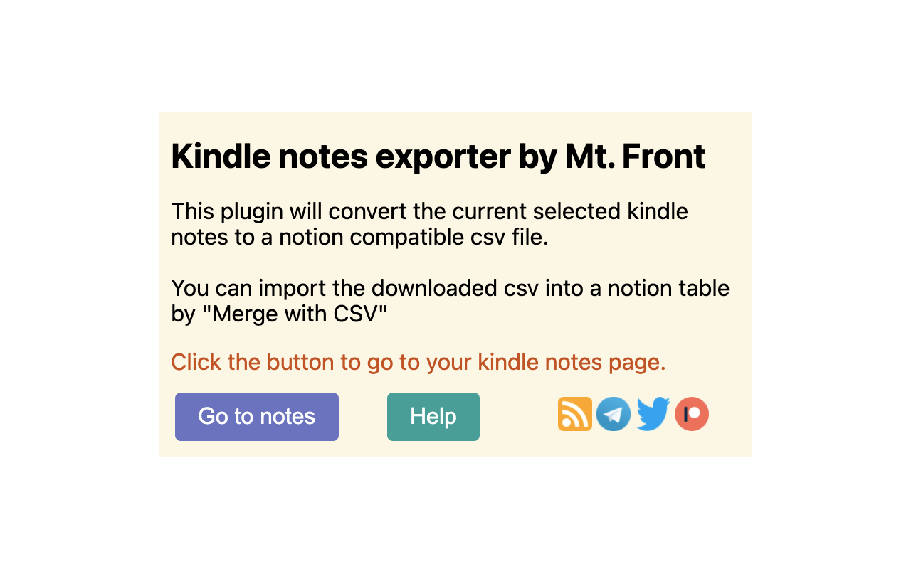 Kindle Notes Exporter chrome谷歌浏览器插件_扩展第1张截图