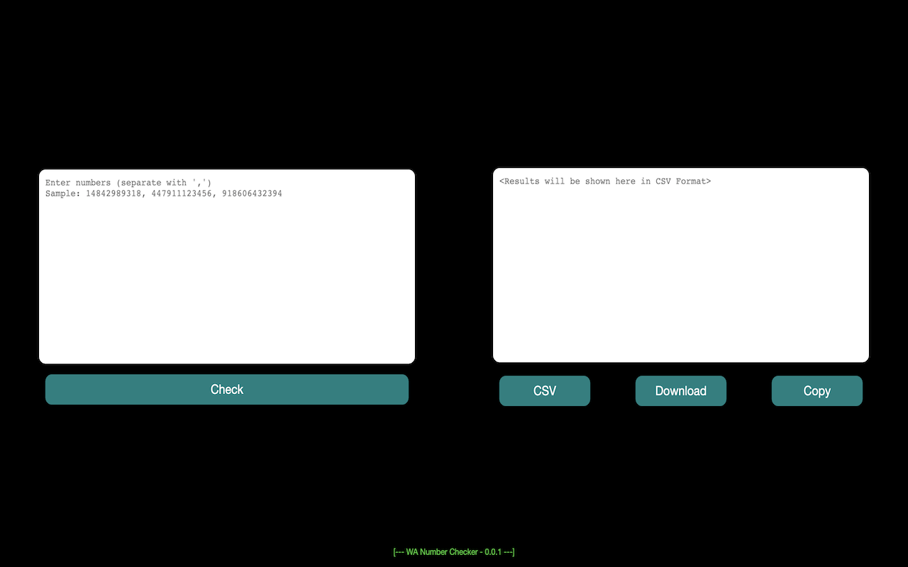 WA Number Checker chrome谷歌浏览器插件_扩展第1张截图