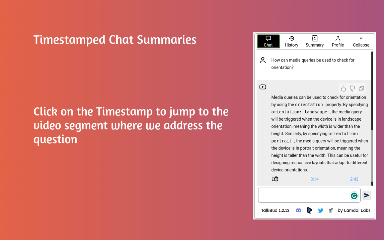 TalkBud chrome谷歌浏览器插件_扩展第2张截图