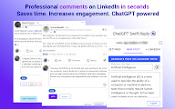 Swift Reply - ChatGPT for LinkedIn: replies + chrome谷歌浏览器插件_扩展第5张截图