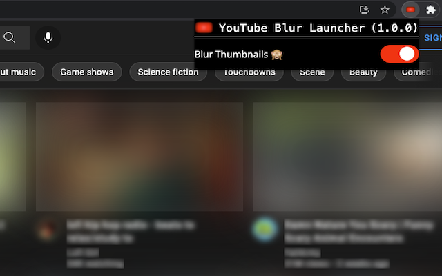 YouTube Blur chrome谷歌浏览器插件_扩展第2张截图