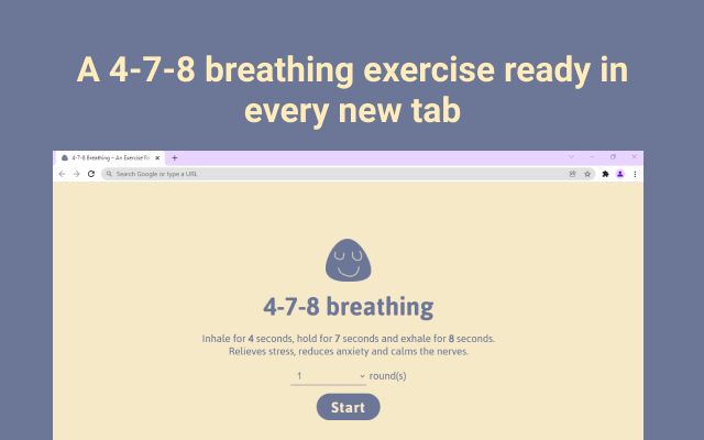 4-7-8 Breathing chrome谷歌浏览器插件_扩展第8张截图