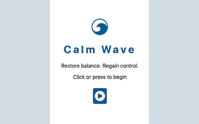 Calm Wave chrome谷歌浏览器插件_扩展第4张截图