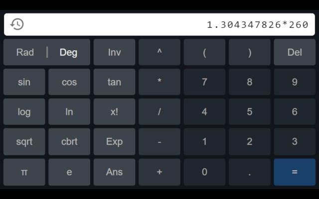 Calculator chrome谷歌浏览器插件_扩展第3张截图