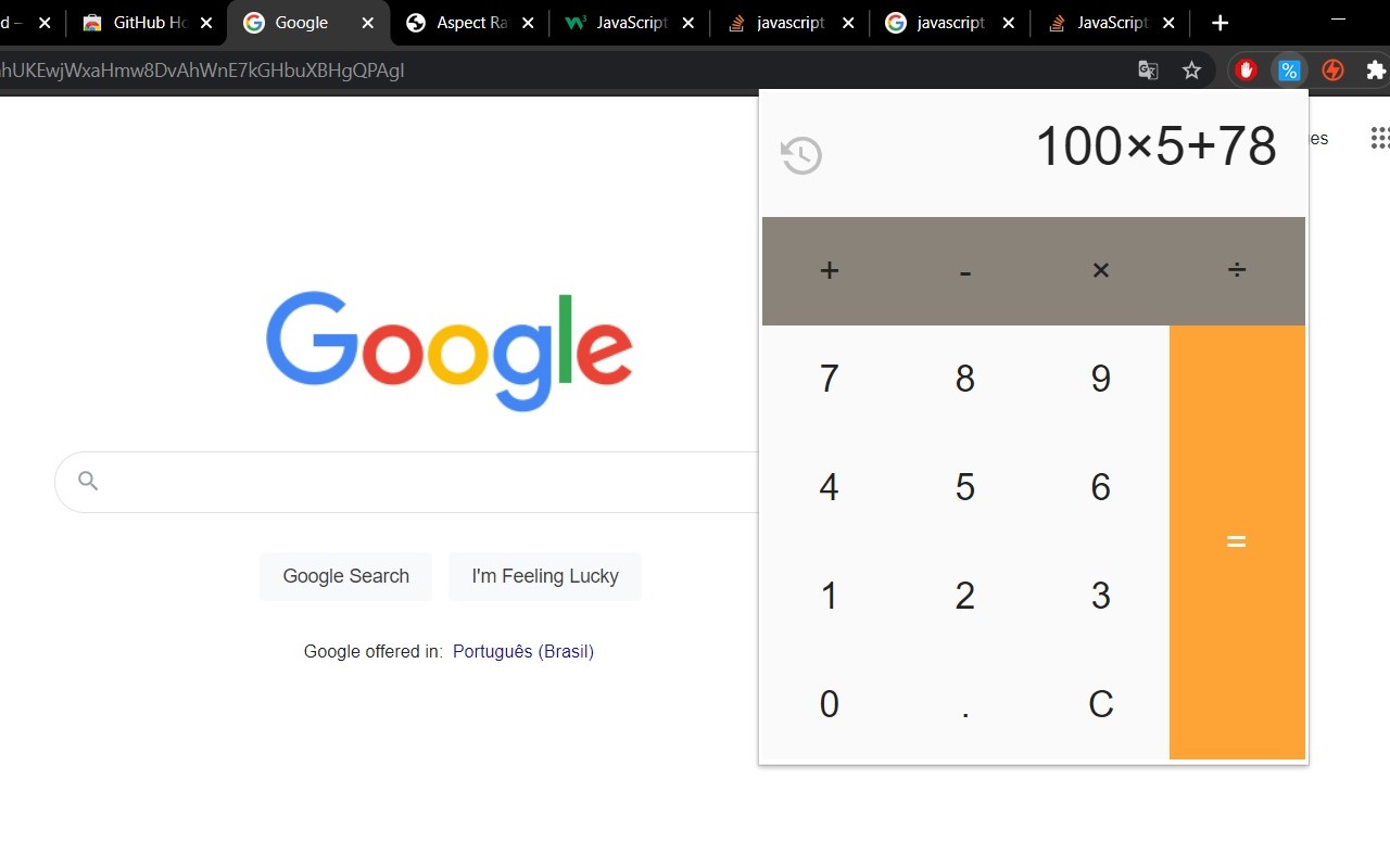 Calculator chrome谷歌浏览器插件_扩展第5张截图