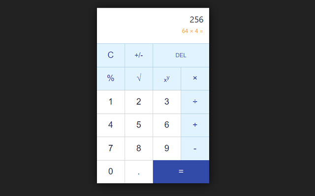 Minimalist Calculator chrome谷歌浏览器插件_扩展第1张截图