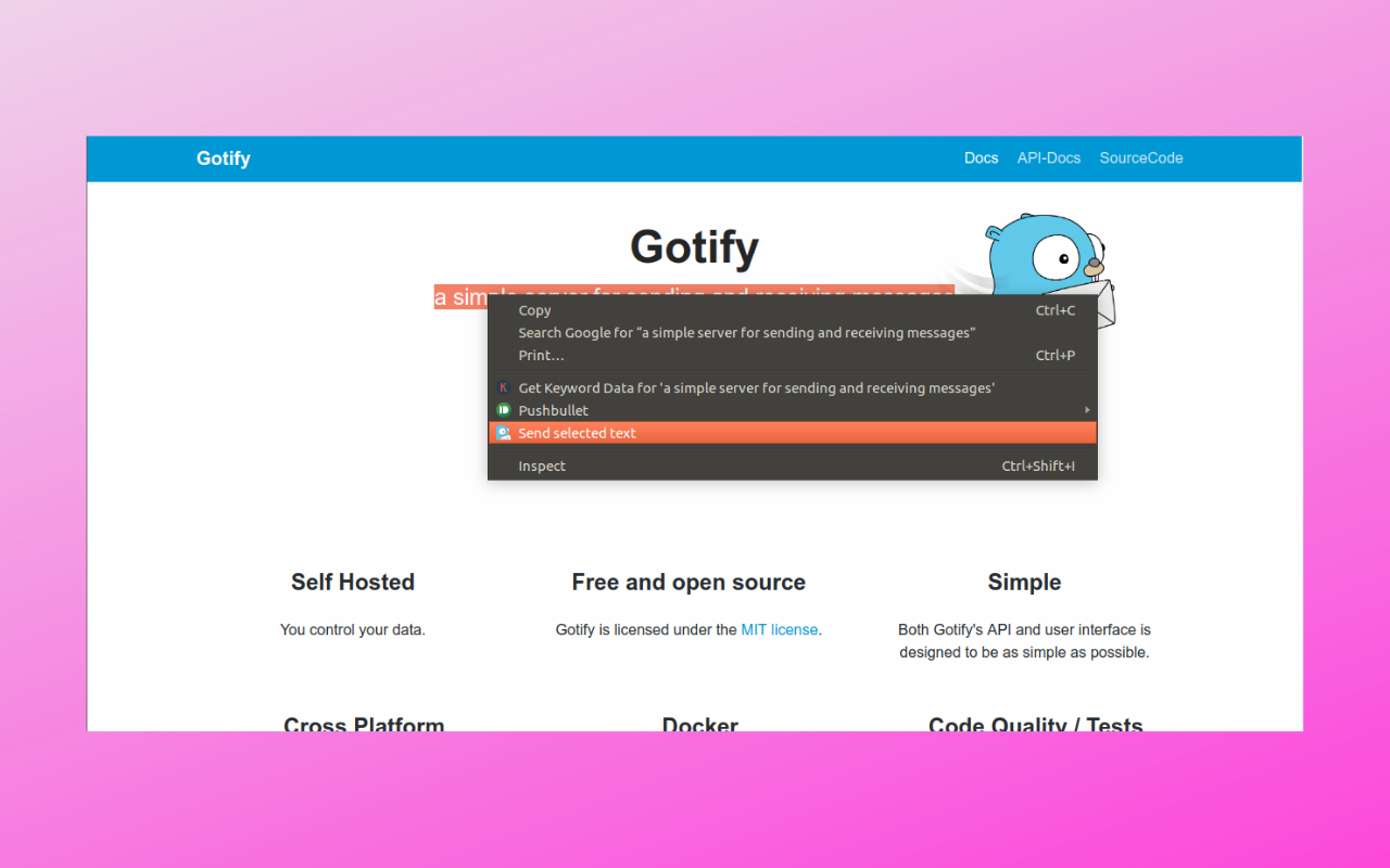 Gotify Push chrome谷歌浏览器插件_扩展第1张截图